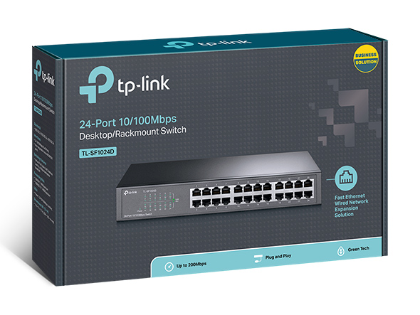 Switch 24 ports 10/100 Mbps rackable TP-Link