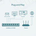 topologie Switch de bureau 8 ports 10/100 Mbps