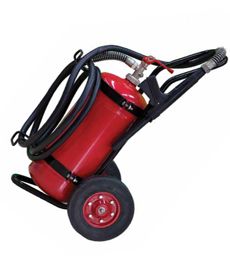 Extincteur D’Incendie Chariot De 50Kg Poudre Sèche Mobiak