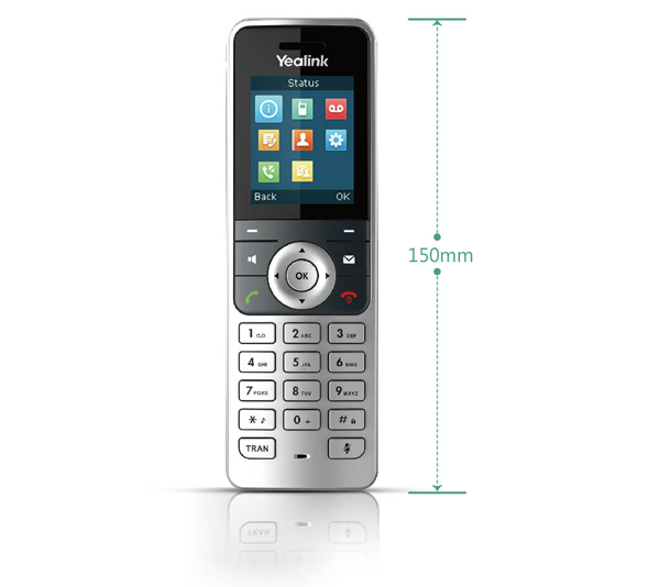 Téléphone Dect Ip Sans Fils Sip Sans Base Couleurs Yealink W53H