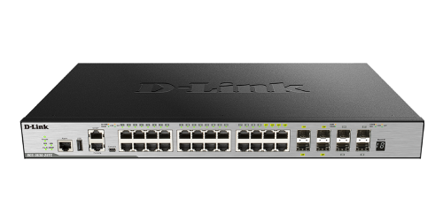 Switch D-Link 20 10/100/1000Base-T Ports + 4 Combo 10/100/1000Ba