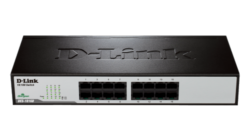 Switch D-Link 16-Port 10/100Base-T Unmanaged Switch