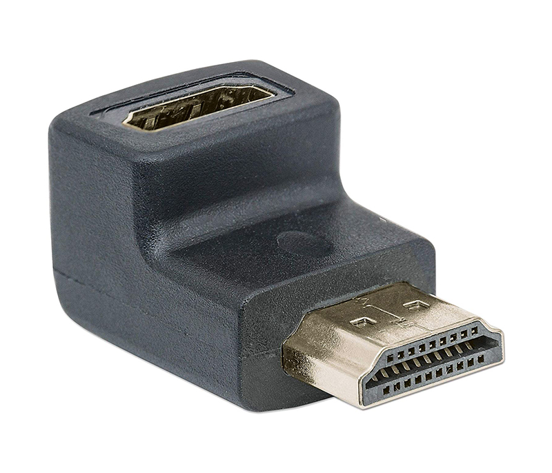 Intellinet Hdmi A Femelle Vers A Mâle/ Angle De 90° (Haut