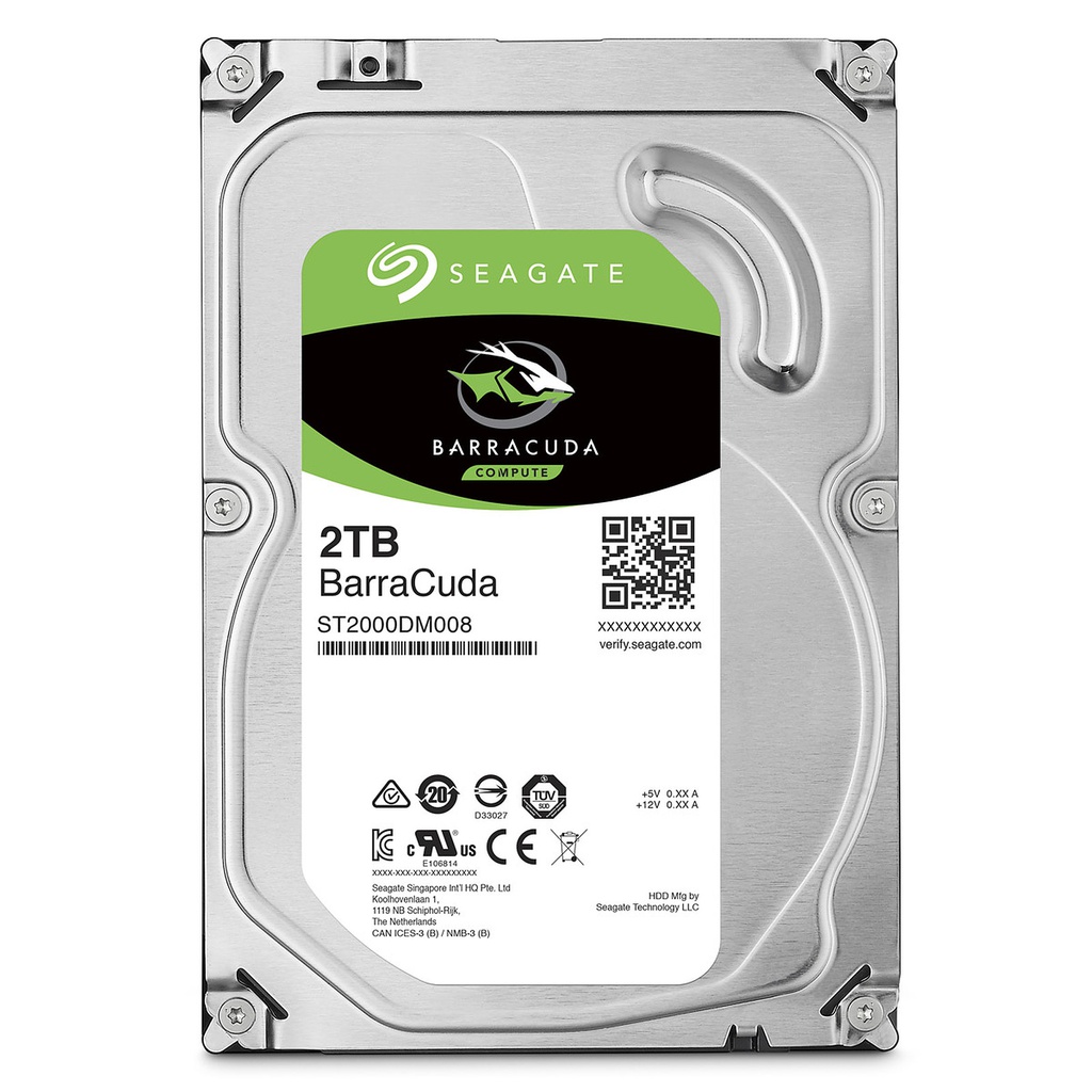 Seagate Hdd Desktop Barracuda 7200 (3.5P/2Tb/16M/Sata I