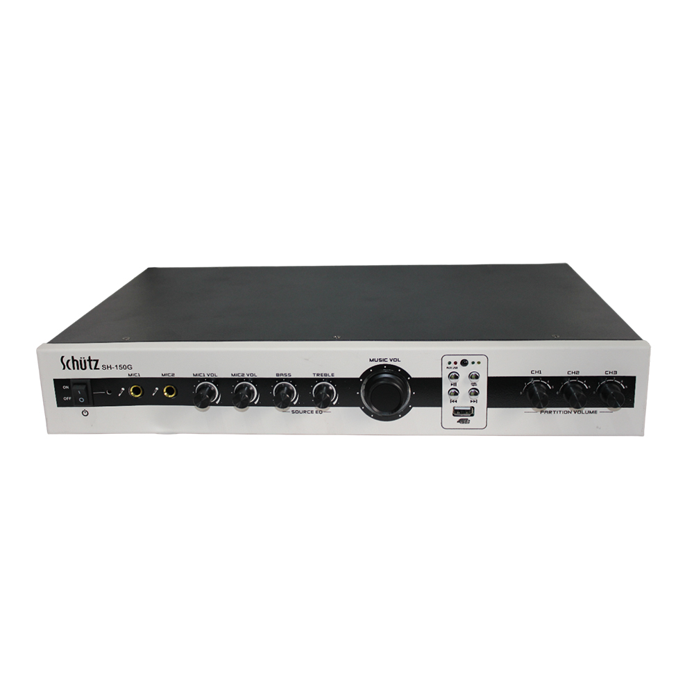 Amplificateur de puissance de mixage Public Adress 150W Rack schutz