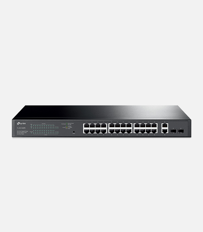 Smart Switch Gigabit Easy 28 ports dont 24 ports POE+