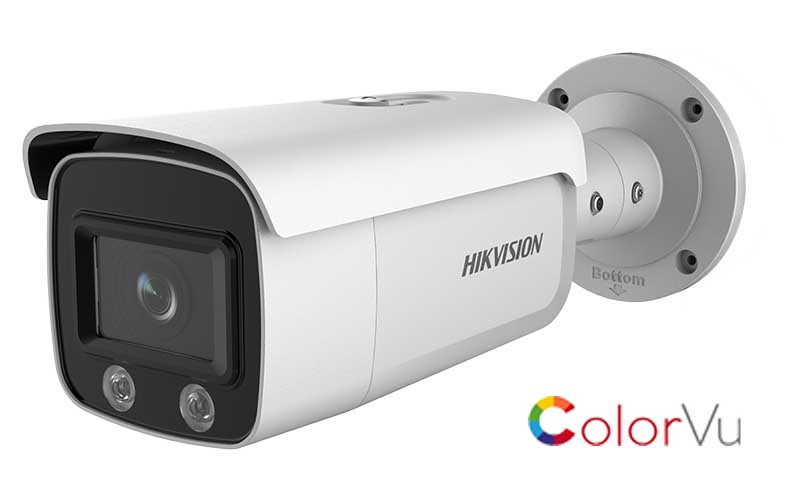 Caméra Fixe Ip Hikvision 2 Méga Pixels Colorvu