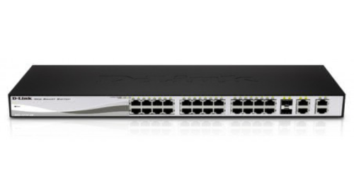 [DES-1210-28P/E] Switch D-Link 24-Port 10/100Base-T Poe Smart Switch +2G + 2Combo