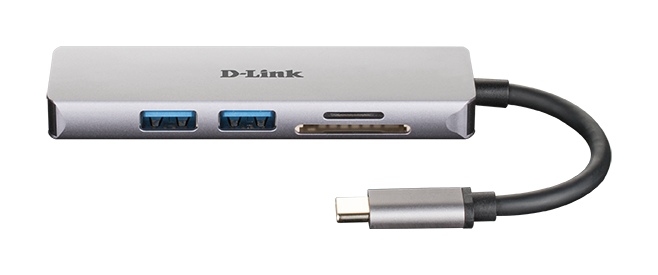 [DUB-M530] D-Link 5-In-1 Usb-C Hub With Hdmi/Sd And Microsd Card Rea