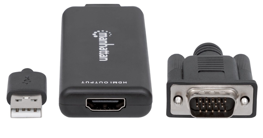 [152426] Intellinet Vga And Usb To Hdmi Converter