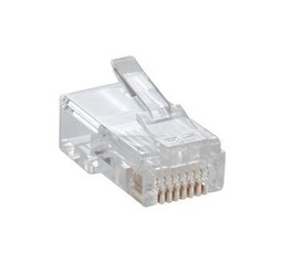 [NPG-5E1TRA501-100] D-Link Cat5E Utp Modular Plugs - Transparent 100 Pcs