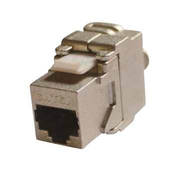 [NKJ-6ASMET2B21] D-Link Cat6A Shielded Ftp 180?Tool Less Keystone Jack- Me