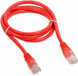 [NCB-C6UREDR1-1] D-Link Cat6 Utp 24 Awg Round Patch Cord - 1M - Red Color