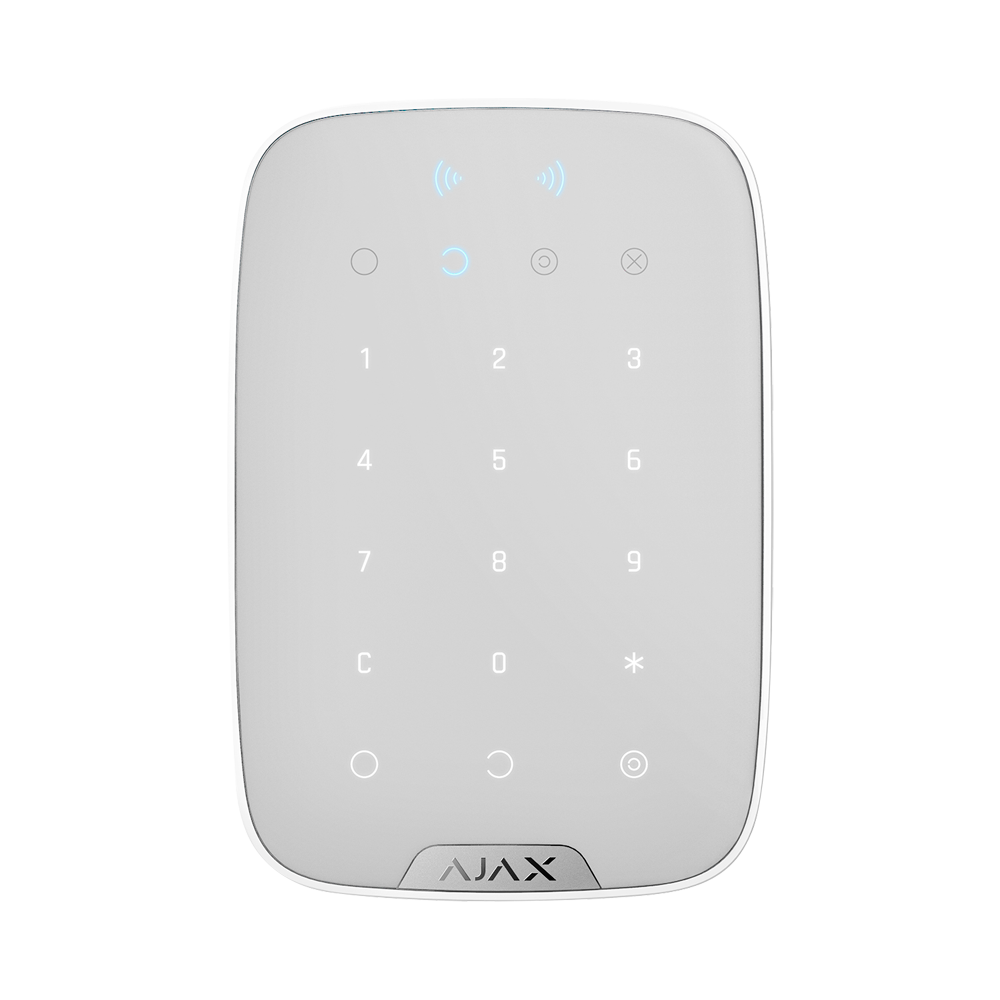 [AJ-KEYPADPLUS-W] Clavier indépendant avec lecteur Ajax sans fils