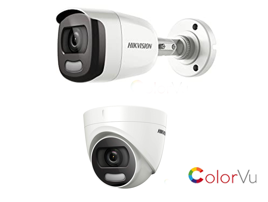 Caméra Fixe Hdtvi Hikvision 2 Méga Pixels Colorvu