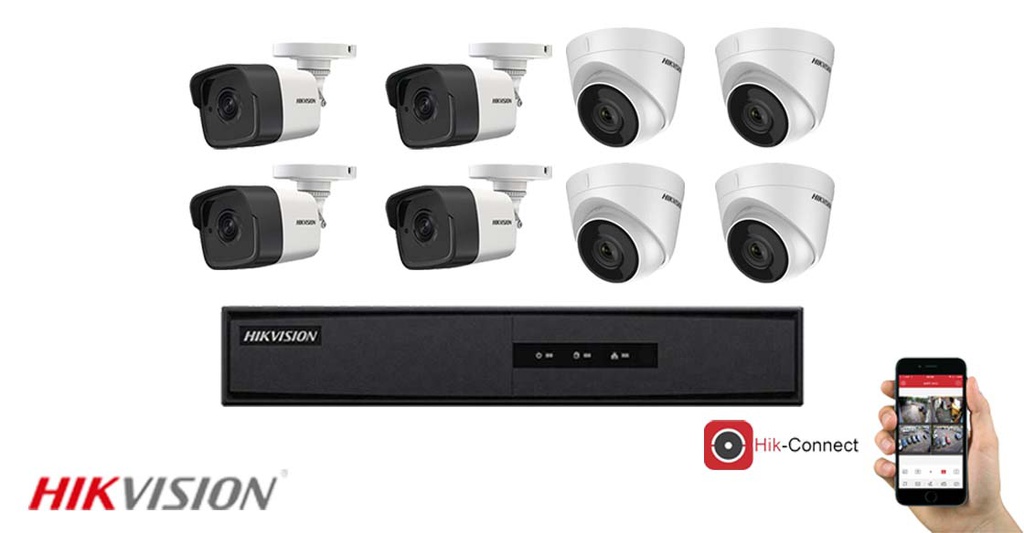 Pack Caméras De Surveillance Hikvision Basicview