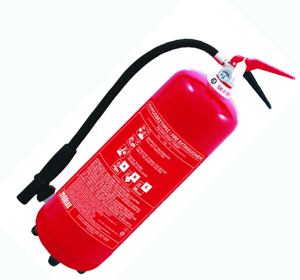 Extincteur à poudre ABC capacité 12 Kg - CE - Marque Mobiak