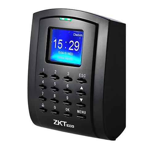 [SC105] Contrôle d'accès IP RFID et code avec afficheur ZKTeco SC105